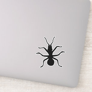 Silhouette Big Black Crawling Ant Insect