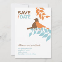 Silhouette Birds Save the Date