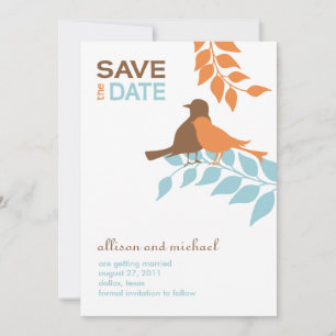 Silhouette Birds Save the Date