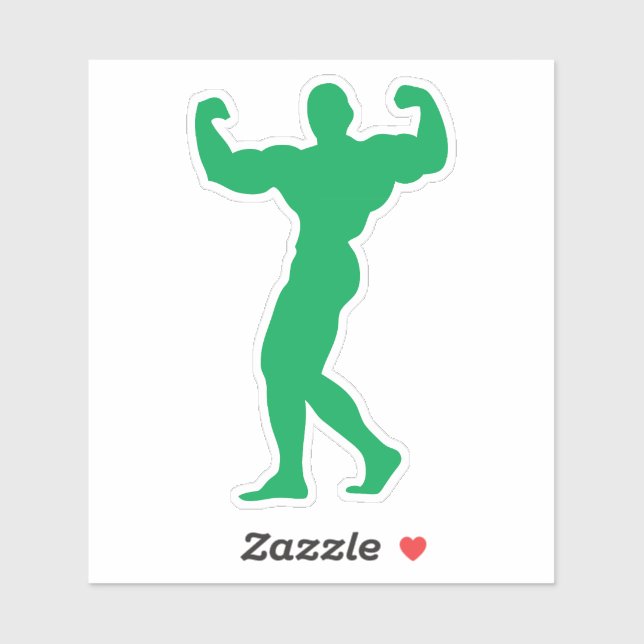 silhouette bodybuilding 10 musculation pose 1 (Sheet)