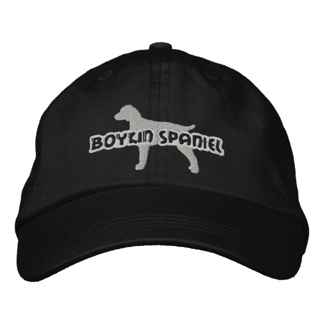 Silhouette Boykin Spaniel Casquette brodé (Devant)