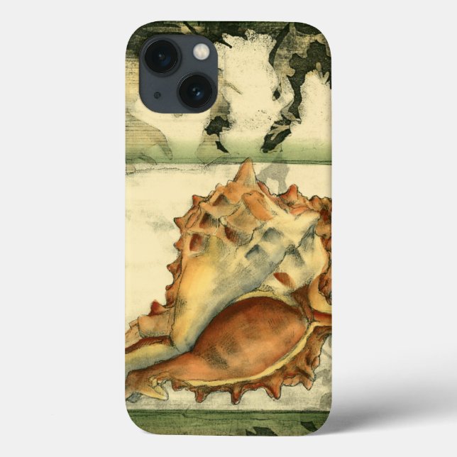 Silhouette Conch Shell Case-Mate iPhone Case (Back)