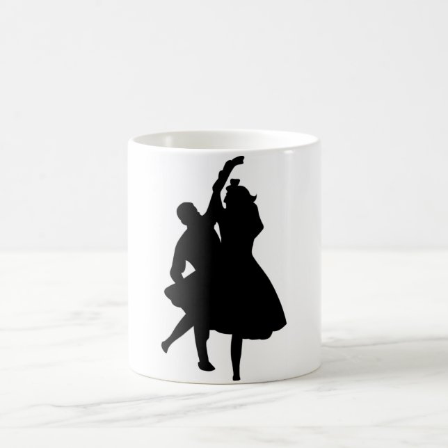 SILHOUETTE DANCERS COFFEE MUG (Center)