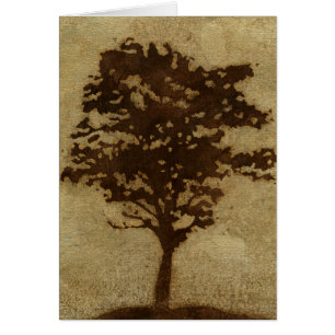Silhouette d'arbre sur Arrière - plan de bronze