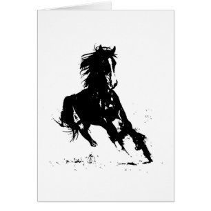 Silhouette de cheval