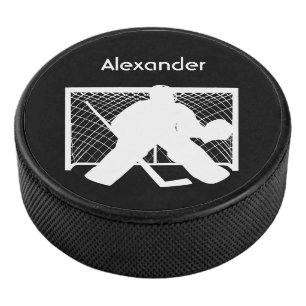 Silhouette de gardien de but de hockey sur glace n