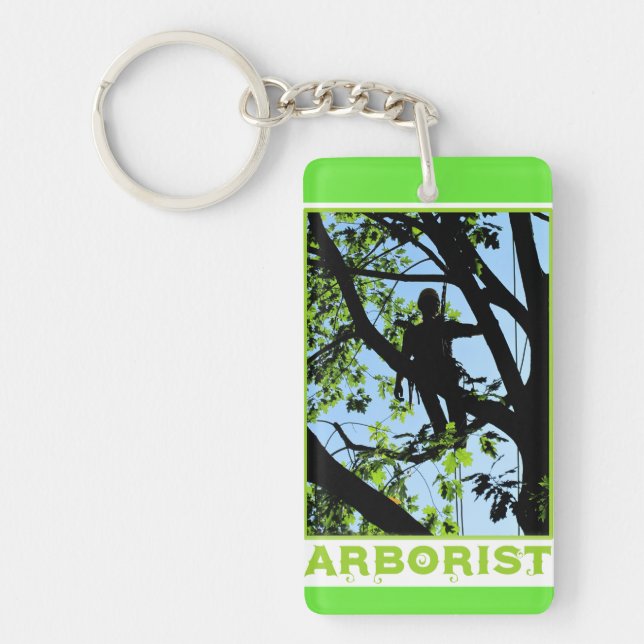 Silhouette de grimpeur d'arbre : Arboriste (Devant)