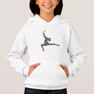 Silhouette de gymnastique rythmique