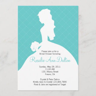 Silhouette de la mariée - Invitation à la Fête de
