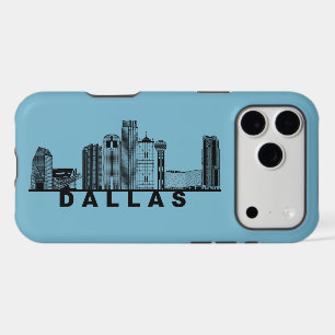 Silhouette de l'horizon de Dallas