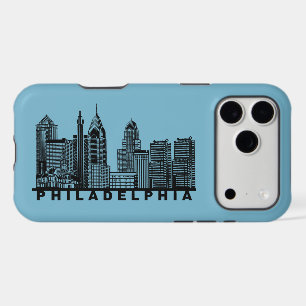 Silhouette de l'horizon de Philadelphie
