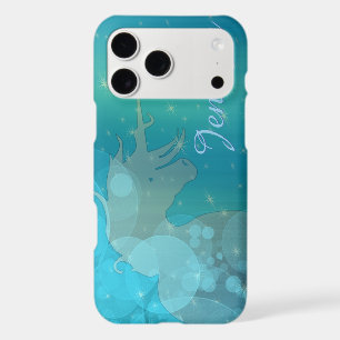Silhouette de licorne fluide (étoiles bleues)