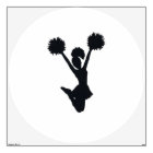 Silhouette de pom-pom girl