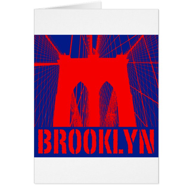 Silhouette de pont de Brooklyn (Devant)