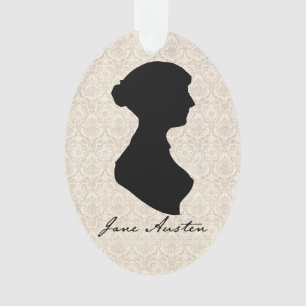 Silhouette de profil de Jane Austen