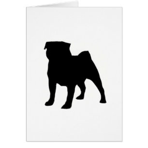 silhouette de pug