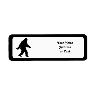 Silhouette de Sasquatch en train de squatcher