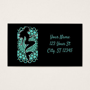 Silhouette de sirène dans les bulles Thunder_Cove