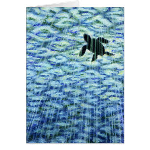 Silhouette de tortue de mer