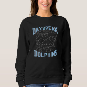 Silhouette Dolphins Daybreak Elementary School Spi Sweatshirt