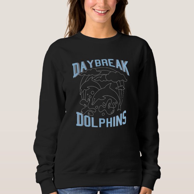 Silhouette Dolphins Daybreak Elementary School Spi Sweatshirt (Front)