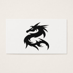 Silhouette du dragon tribal