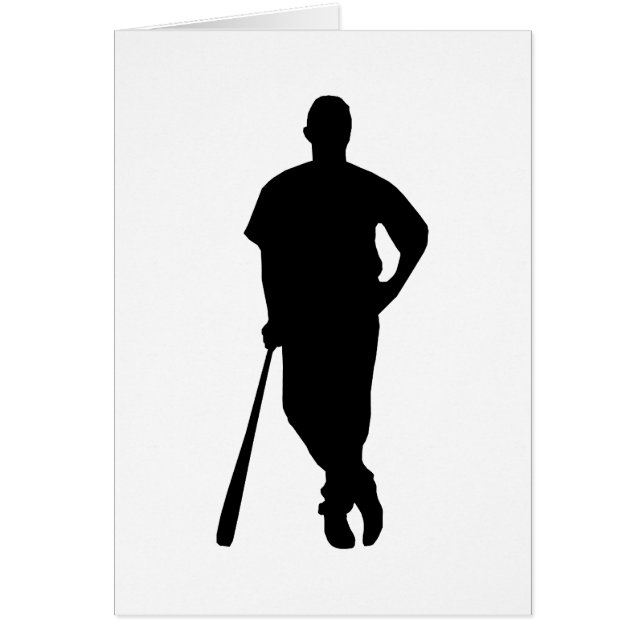 Silhouette du joueur de baseball (Devant)