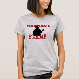 Silhouette Fireman's Flame T-Shirt