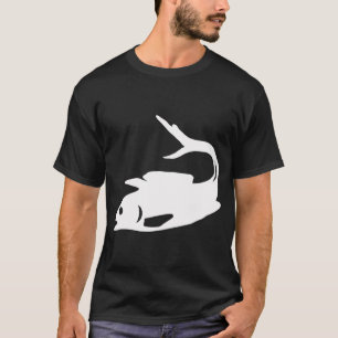 Silhouette freshwater fish, animal designs men, si T-Shirt