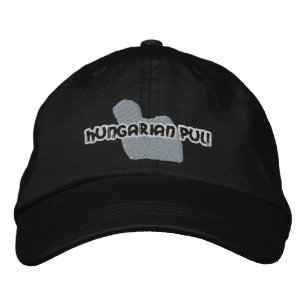 Silhouette Hungarian Puli Embroidered Hat