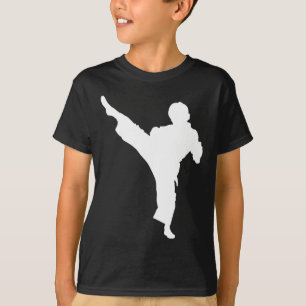 Silhouette Karate Fighter Shotokan Martial Arts Ta T-Shirt