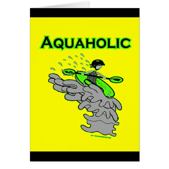 Silhouette Kayaking de Whitewater (Devant)