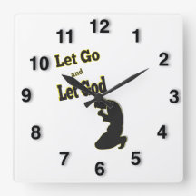 Silhouette Let Go Let God Praying Man