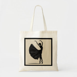 Silhouette of a Dancer Tote Bag