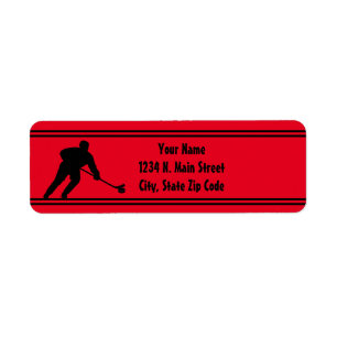 Silhouette Of A Hockey Player