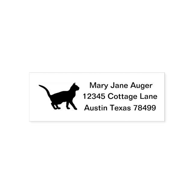Silhouette of a Toyger: Self Inking Stamp (Design)