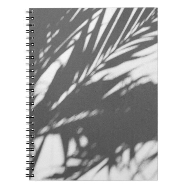 Silhouette of palm tree notebook (Front)