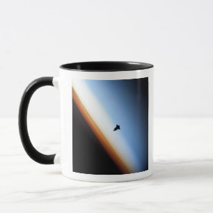 Silhouette of space shuttle Endeavour Mug