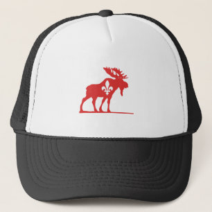 Silhouette of the moose - Choose background colour Trucker Hat