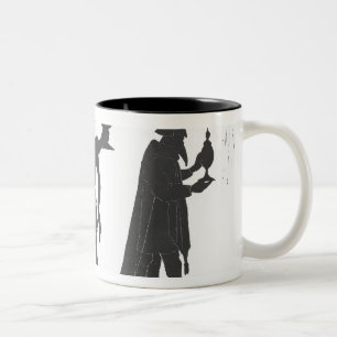 Silhouette of the Three Kings Two-Tone Coffee Mug