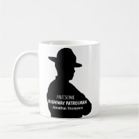 Silhouette Personalized Highway Patrolman