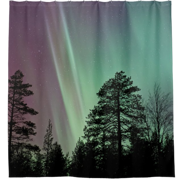 SILHOUETTE PHOTO OF AURORA BOREALIS (Front)