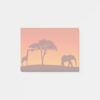 Silhouette Safari africaine - Notes Post-it®