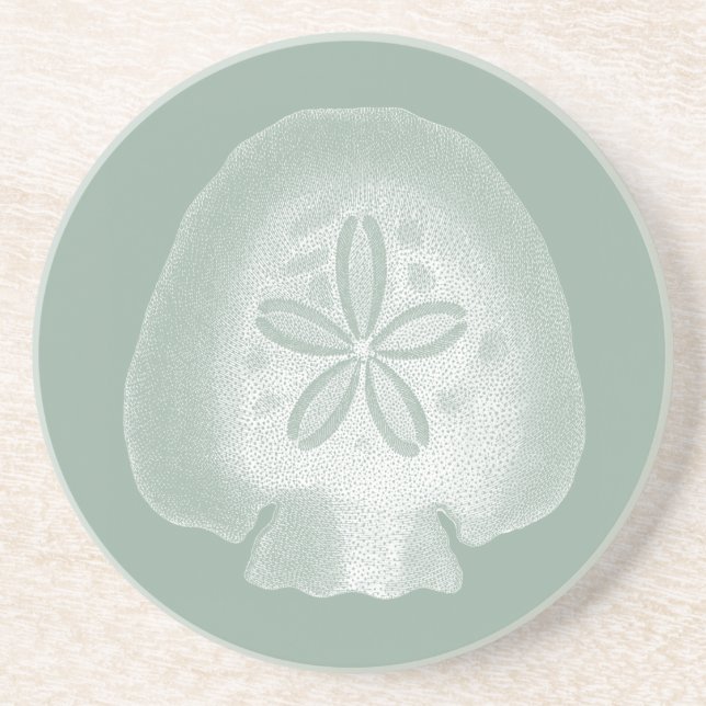 Silhouette Sand Dollar Coaster (Front)