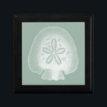 Silhouette Sand Dollar Gift Box<br><div class="desc">Can you imagine living your life on the beach? Get this beautiful image of this silhouette sand dollar to add to your beach collection. This unique translucent piece of art work is great on any of your Zazzle products. It's contemporary and modern art will make you the most stylish among...</div>