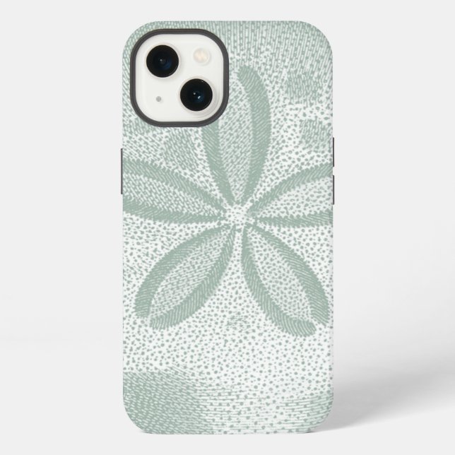 Silhouette Sand Dollar iPhone Case (Back)