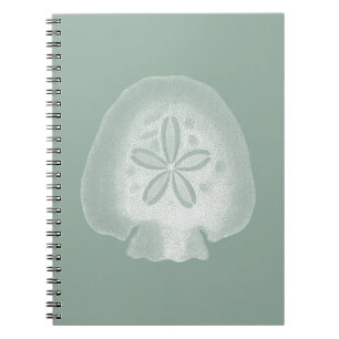 Silhouette Sand Dollar Notebook
