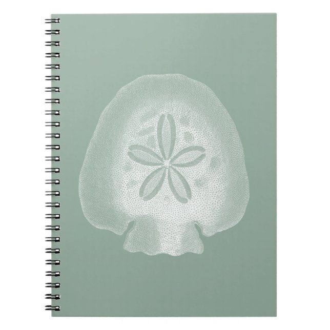 Silhouette Sand Dollar Notebook (Front)