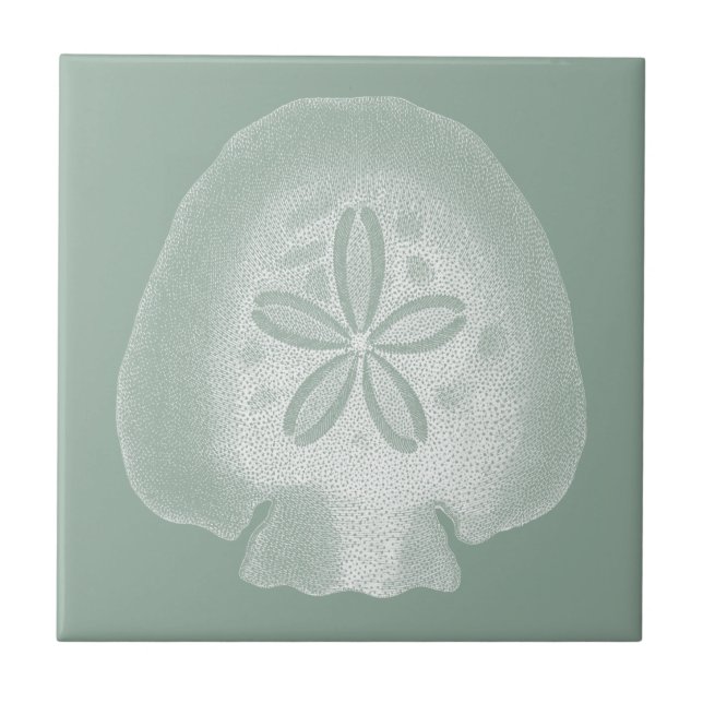 Silhouette Sand Dollar Tile (Front)