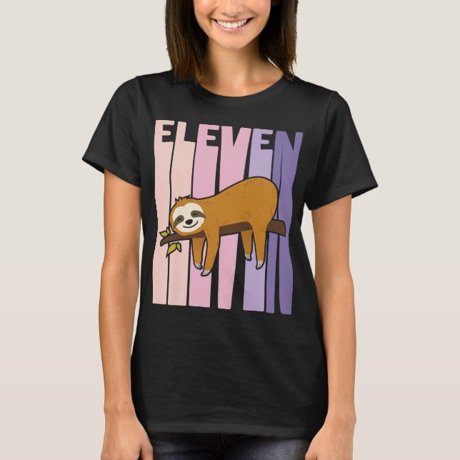 Silhouette Sloth | Disney Moana Kakamora T-Shirt (Front)